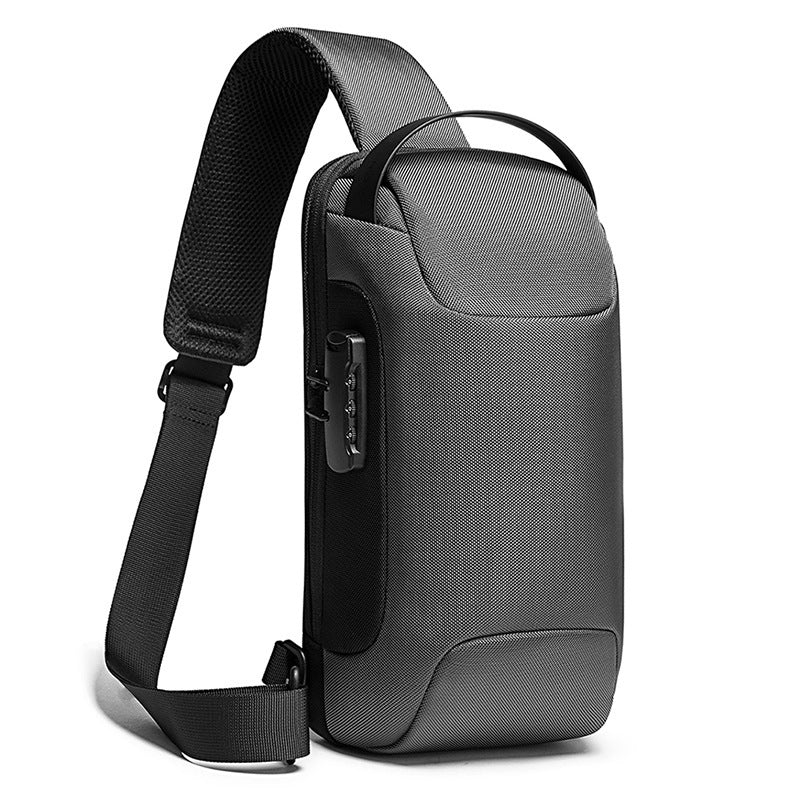 Crossbody Anti-theft waterproof charging chest bag