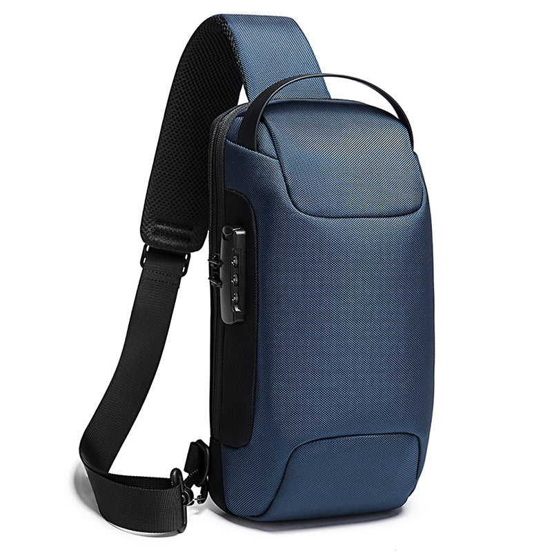 Crossbody Anti-theft waterproof charging chest bag