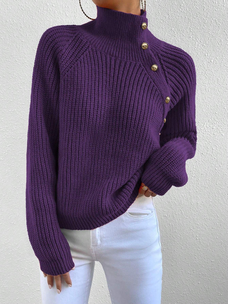 High Neck Comfort Knit