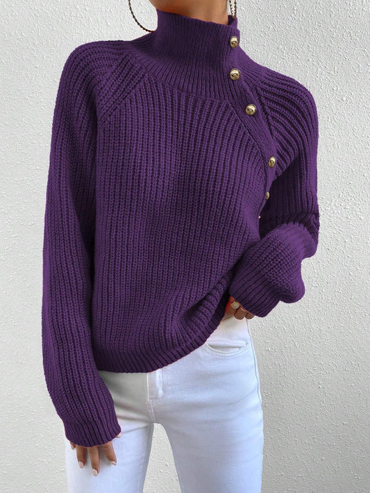 High Neck Comfort Knit