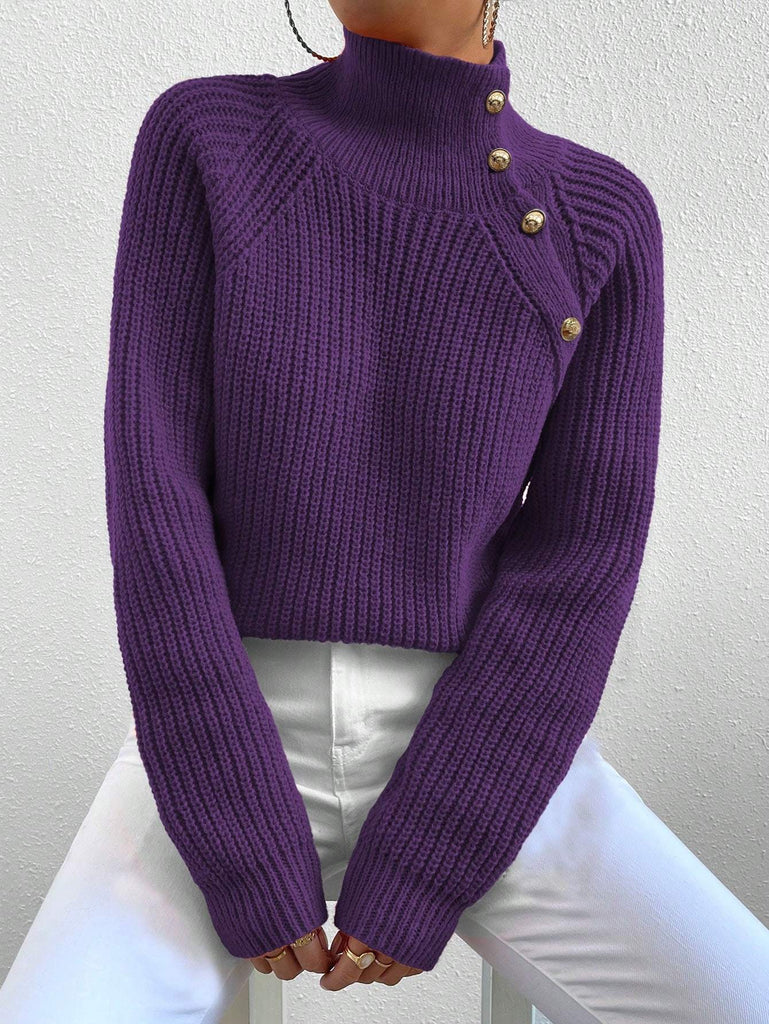 High Neck Comfort Knit