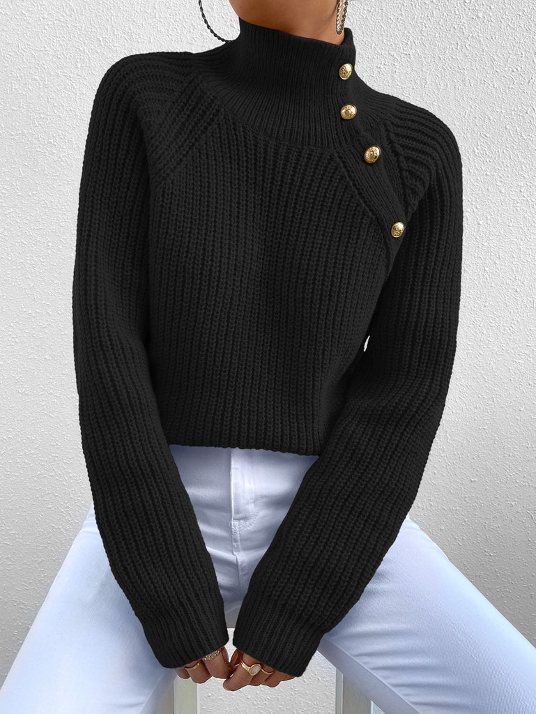 High Neck Comfort Knit