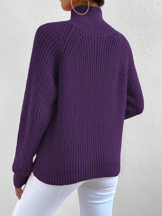 High Neck Comfort Knit
